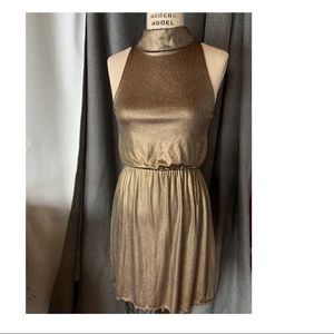 Golden dress Alice + Olivia
